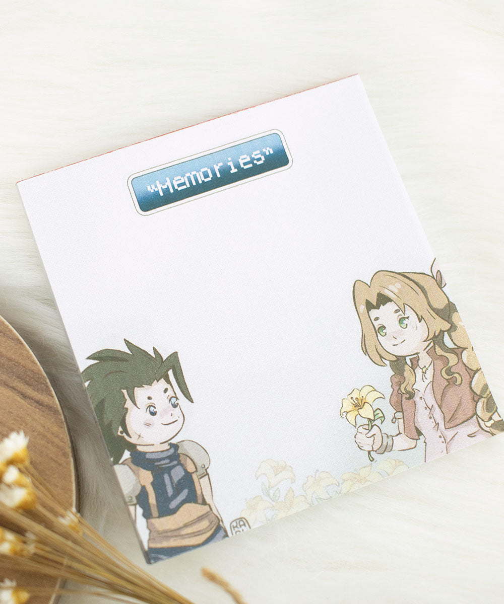 BLOCO DE NOTAS - MEMORIES