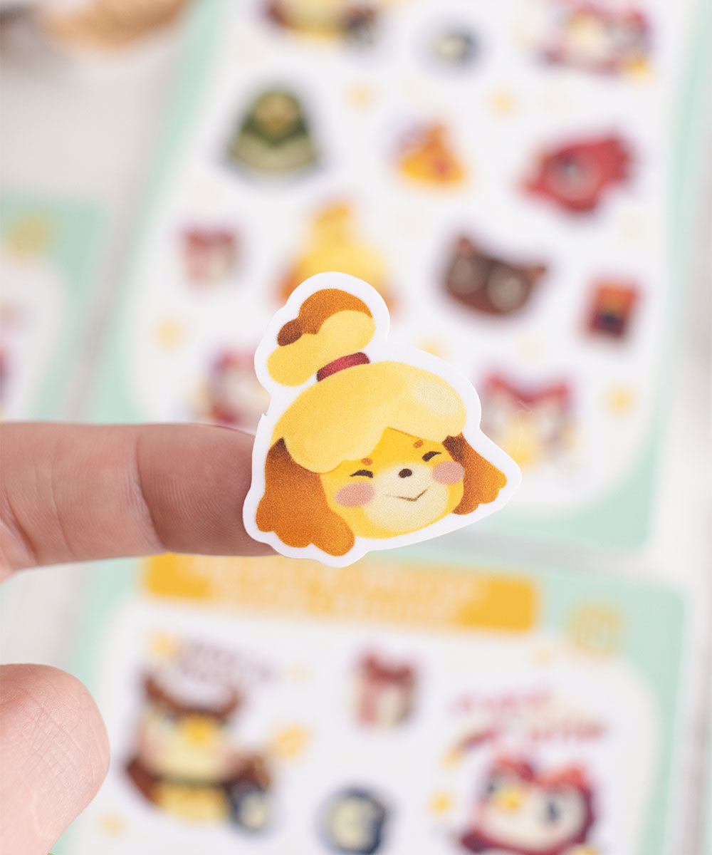 CARTELA DE ADESIVOS - ANIMAL CROSSING