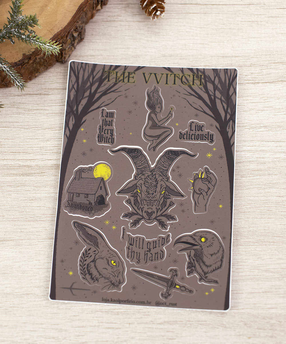 CARTELA DE ADESIVOS - THE VVITCH 2.0