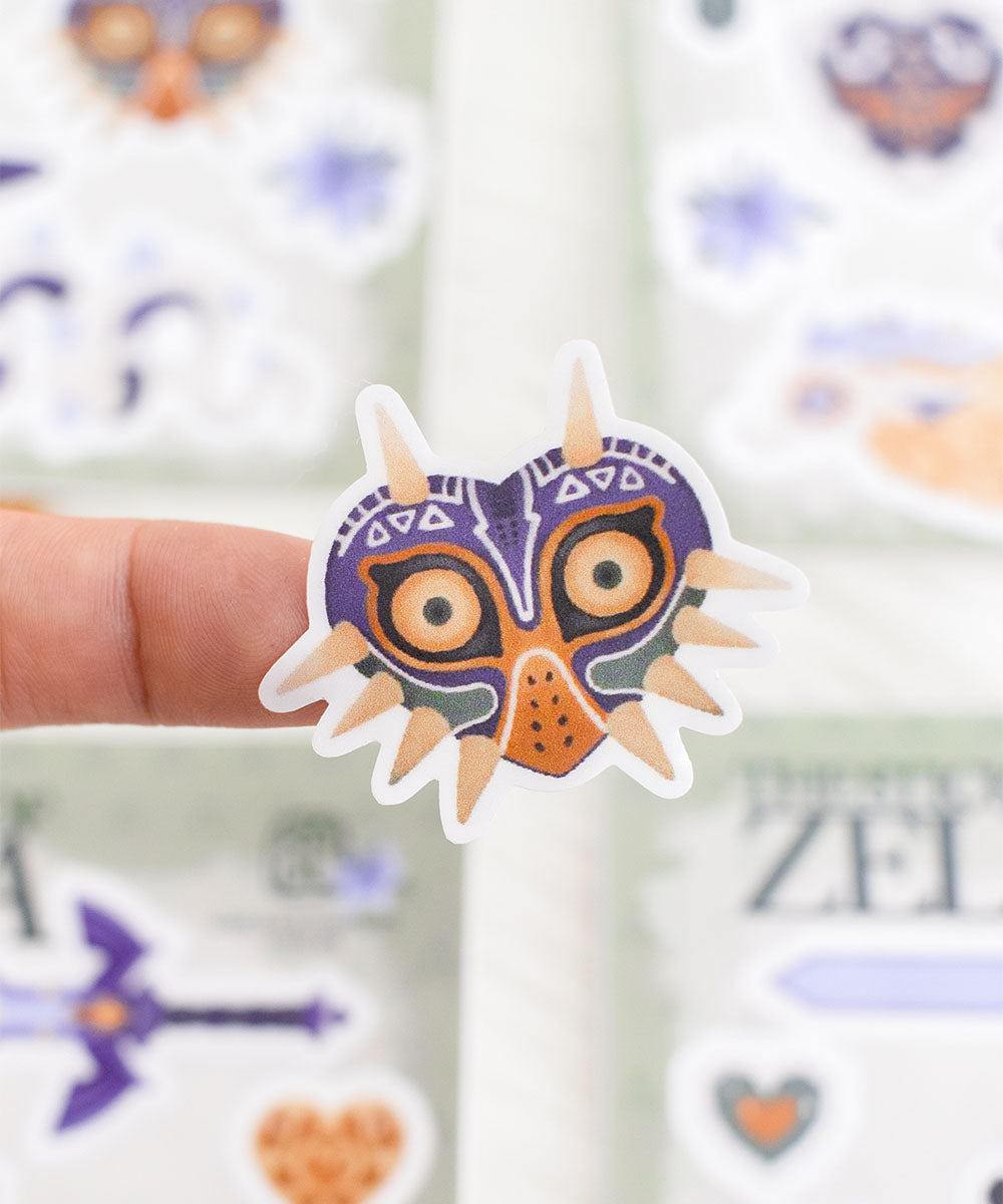 CARTELA DE ADESIVOS - STICKERS OF ZELDA