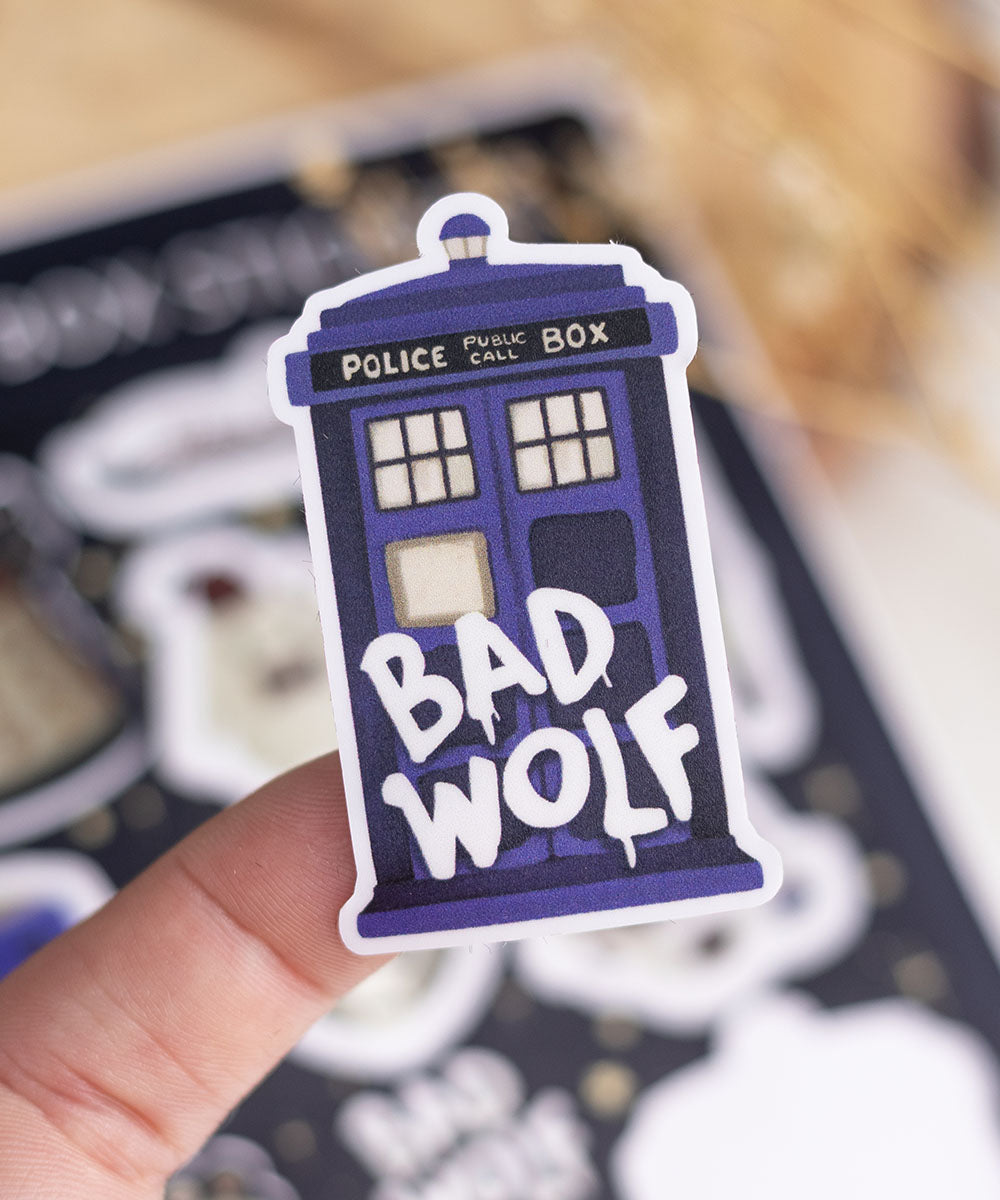 CARTELA DE ADESIVOS - DOCTOR WHO