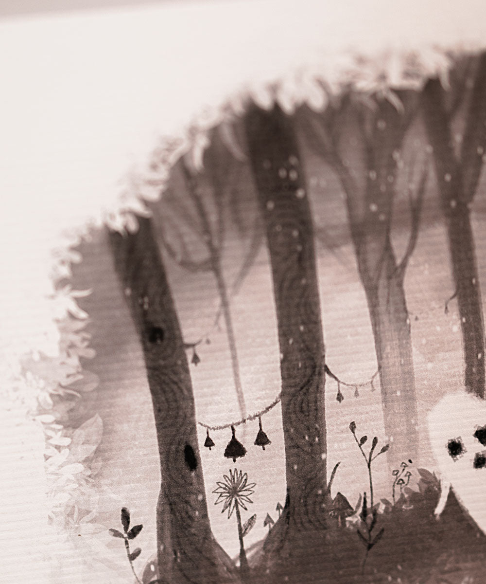 PRINT - BELLS IN AN OLD FOREST