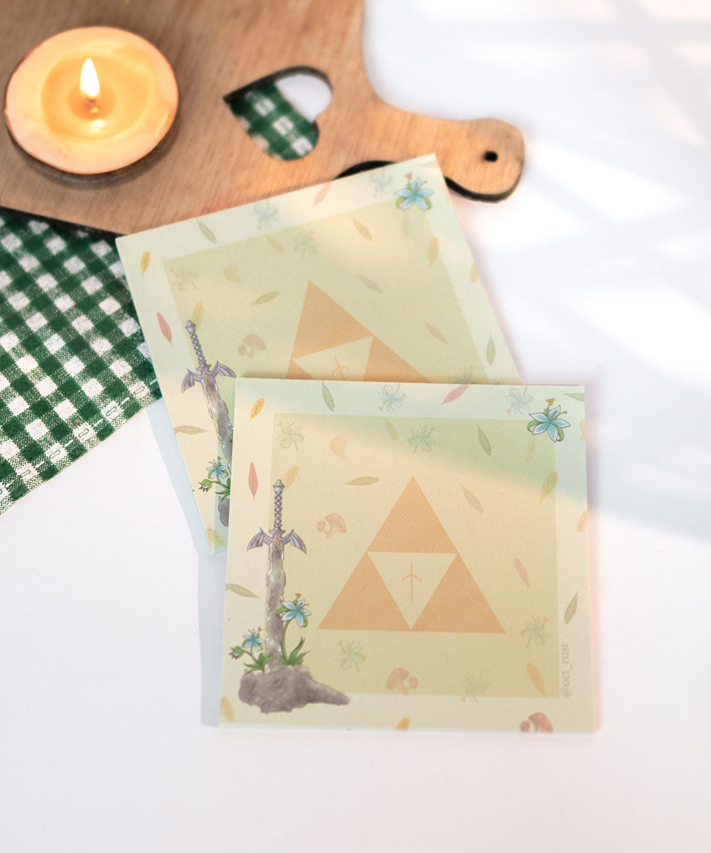 BLOCO DE NOTAS - MASTER SWORD