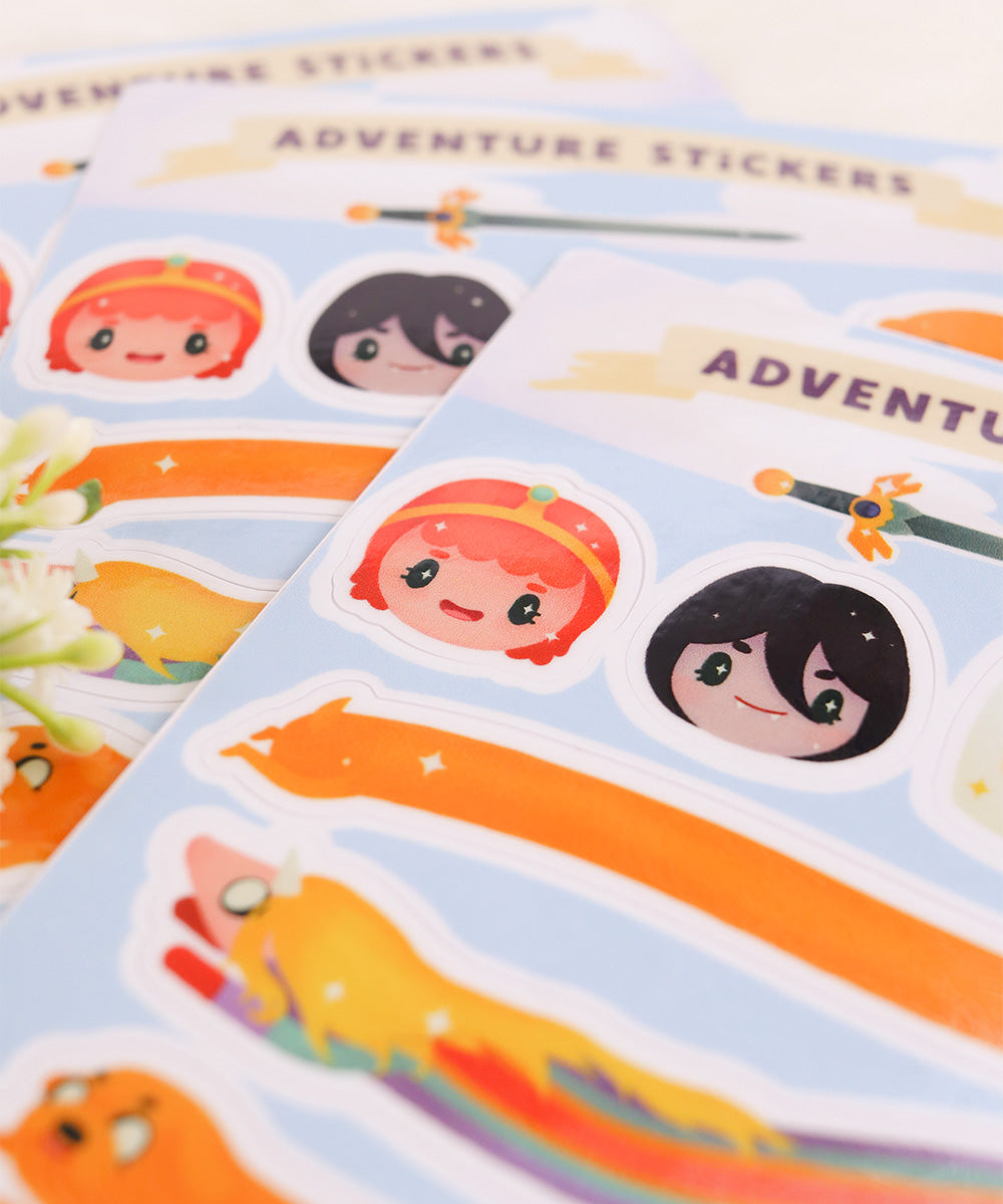 CARTELA DE ADESIVOS - ADVENTURE