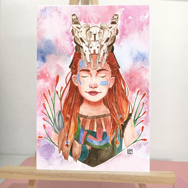 PRINT DE AQUARELA - ALOY