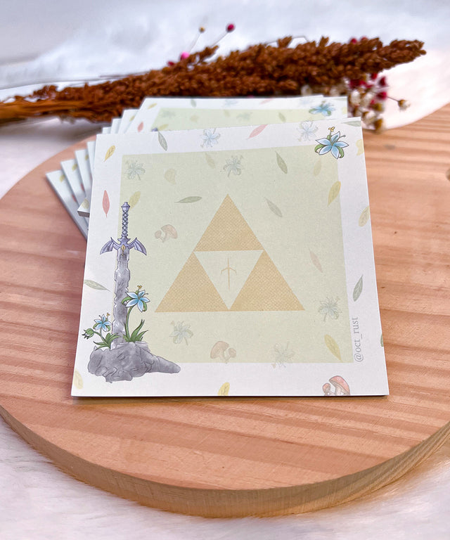 BLOCO DE NOTAS - MASTER SWORD