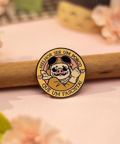 PIN - MELHOR SER UM PORCO ROSSO