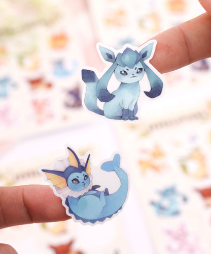 CARTELA DE ADESIVOS - EEVEELUTION