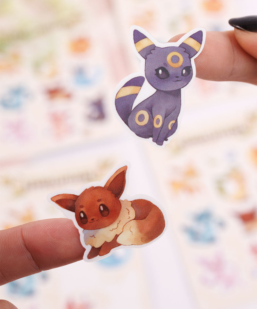 CARTELA DE ADESIVOS - EEVEELUTION