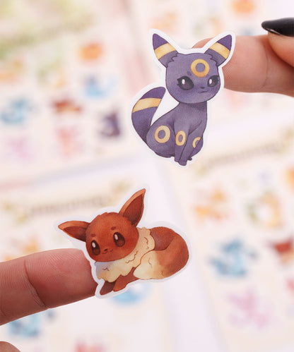 CARTELA DE ADESIVOS - EEVEELUTION