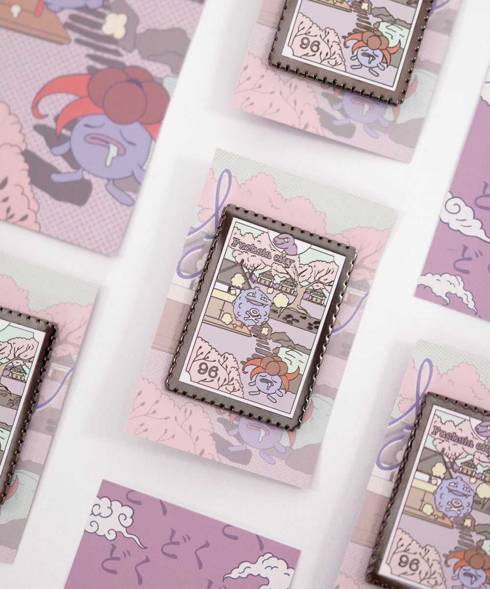PIN - FUCHSIA CITY