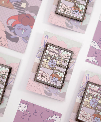 PIN - FUCHSIA CITY
