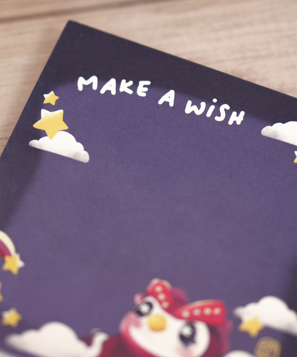 BLOCO DE NOTAS - MAKE A WISH