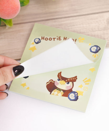BLOCO DE NOTAS - HOOTIE HOO!