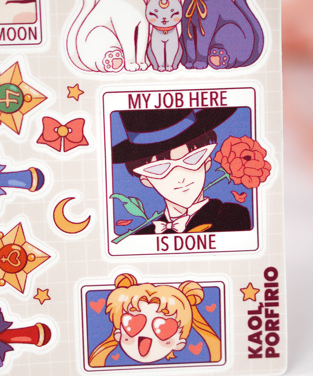CARTELA DE ADESIVOS - SAILOR MOON