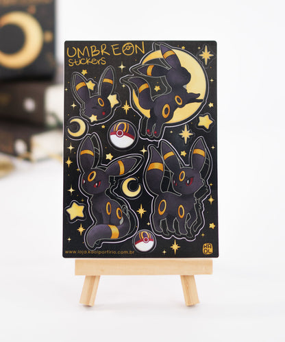 CARTELA DE ADESIVOS - UMBREON