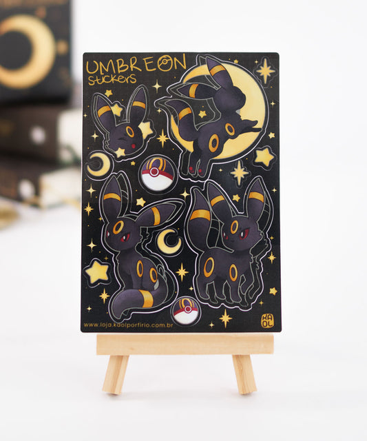 CARTELA DE ADESIVOS - UMBREON