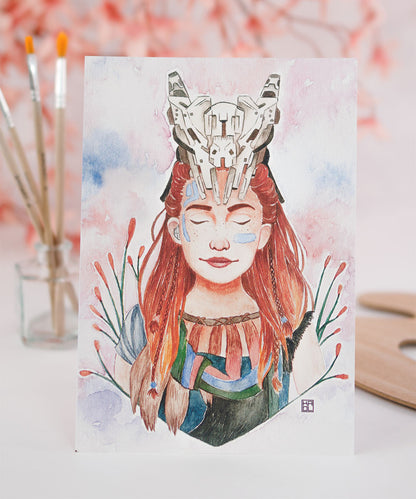 PRINT DE AQUARELA - ALOY