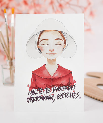 PRINT DE AQUARELA - JUNE