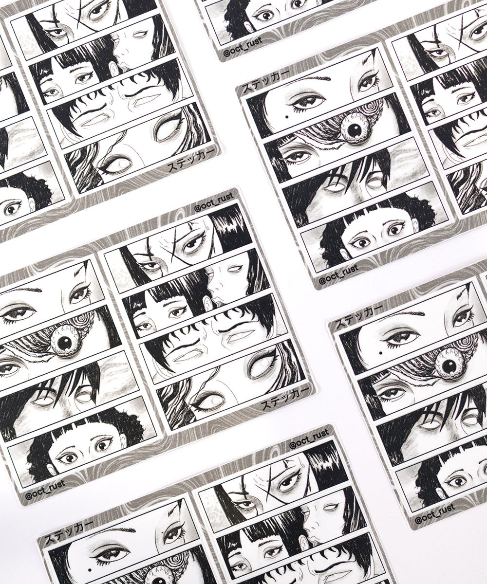 CARTELA DE ADESIVOS - JUNJI ITO