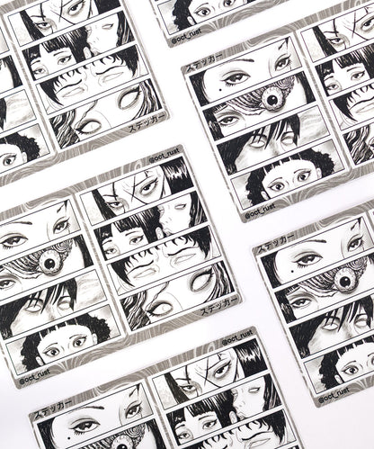 CARTELA DE ADESIVOS - JUNJI ITO
