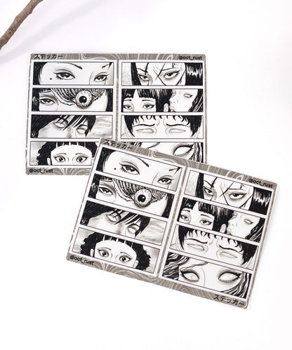 CARTELA DE ADESIVOS - JUNJI ITO