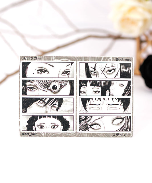 CARTELA DE ADESIVOS - JUNJI ITO