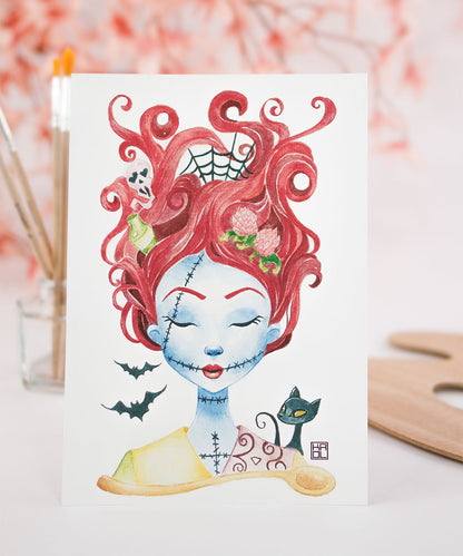 PRINT DE AQUARELA - SALLY