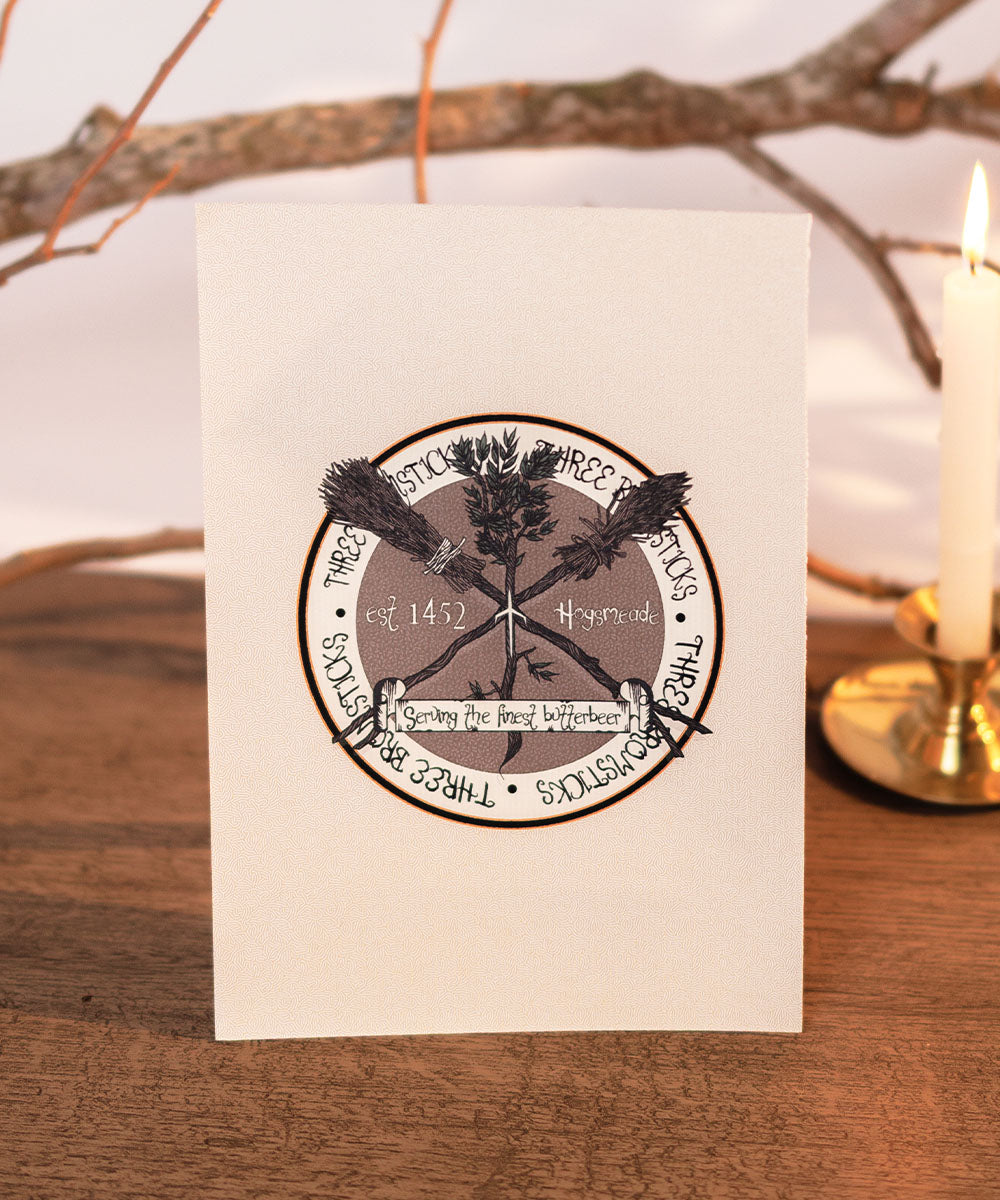 PRINT - THREE BROOMSTICKS
