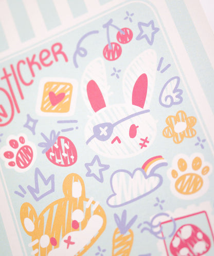 STICKER BOOK - ART E ALY