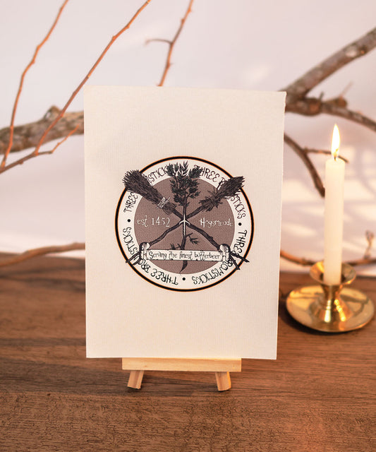 PRINT - THREE BROOMSTICKS