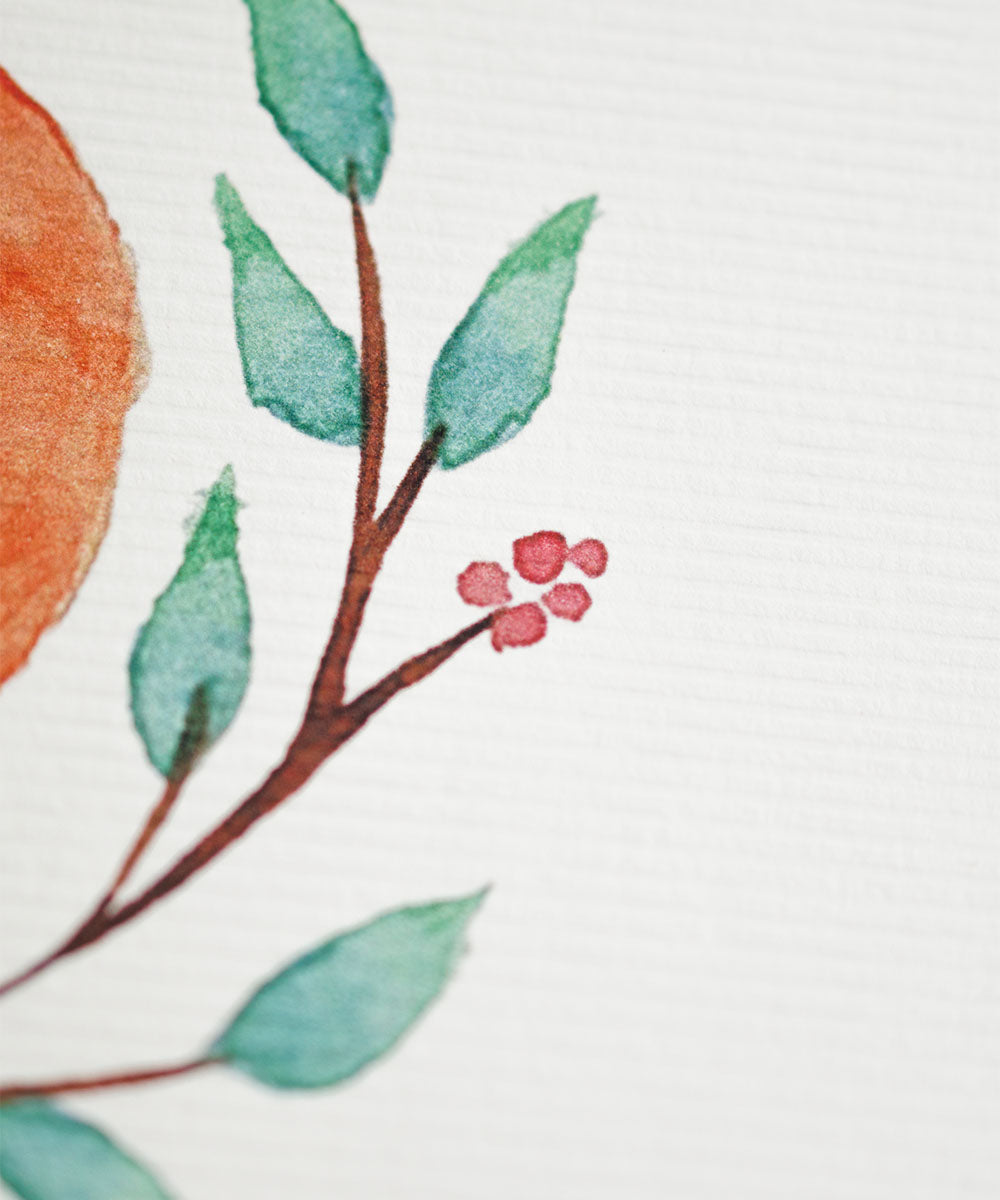 PRINT DE AQUARELA - RAPOSA