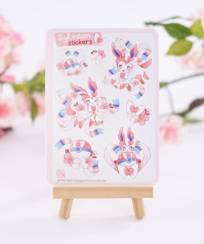 CARTELA DE ADESIVOS - SYLVEON