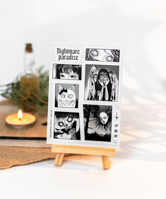 CARTELA DE ADESIVOS - NIGHTMARE PARADISE