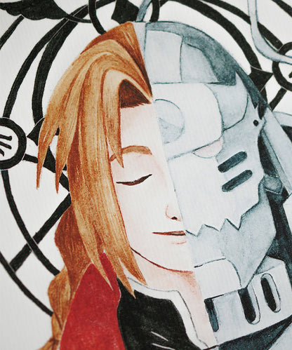 PRINT DE AQUARELA - FULLMETAL
