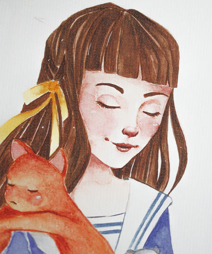 PRINT DE AQUARELA - TOHRU
