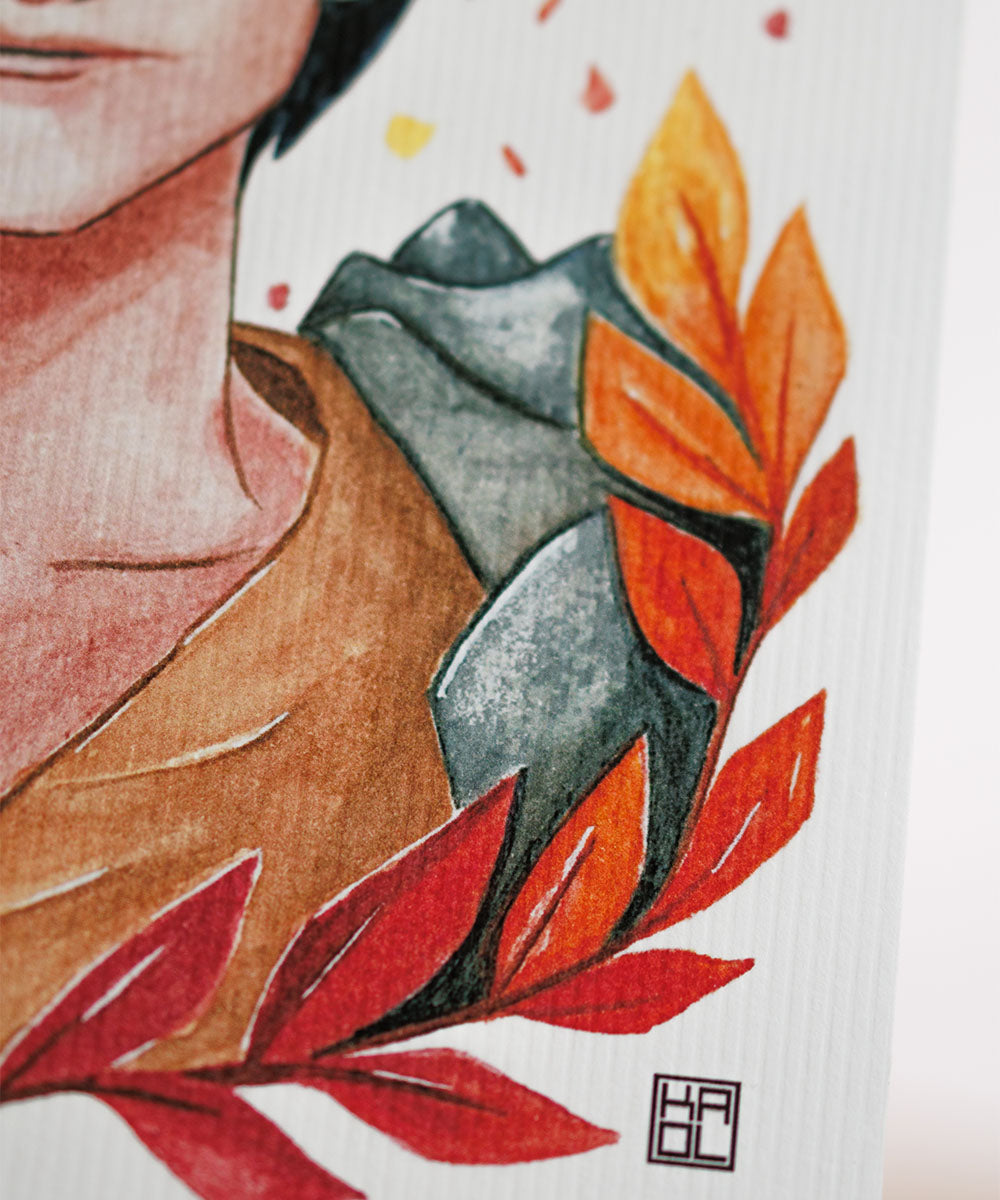 PRINT DE AQUARELA - ZAGREUS