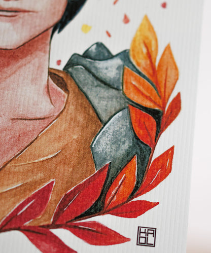 PRINT DE AQUARELA - ZAGREUS