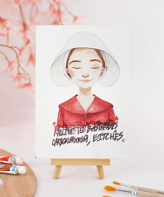 PRINT DE AQUARELA - JUNE