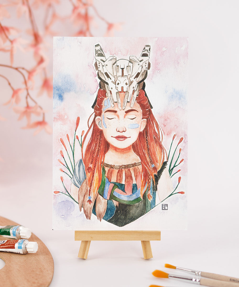 PRINT DE AQUARELA - ALOY