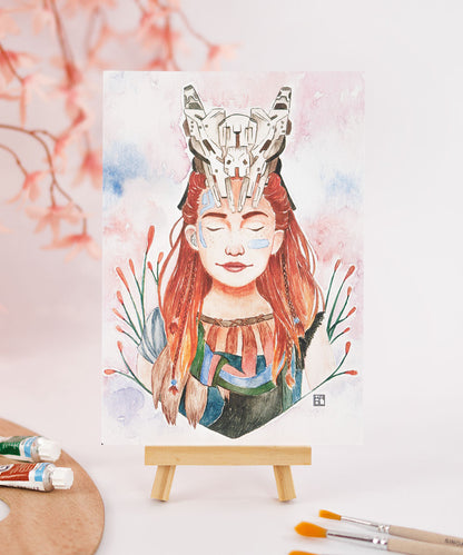 PRINT DE AQUARELA - ALOY