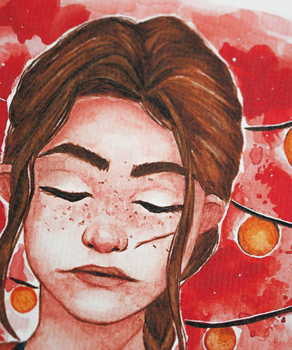 PRINT DE AQUARELA - ABBY