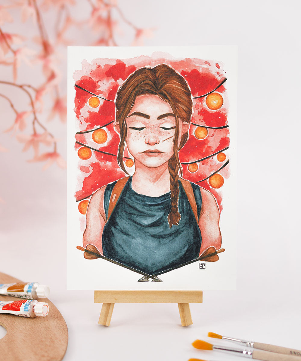 PRINT DE AQUARELA - ABBY