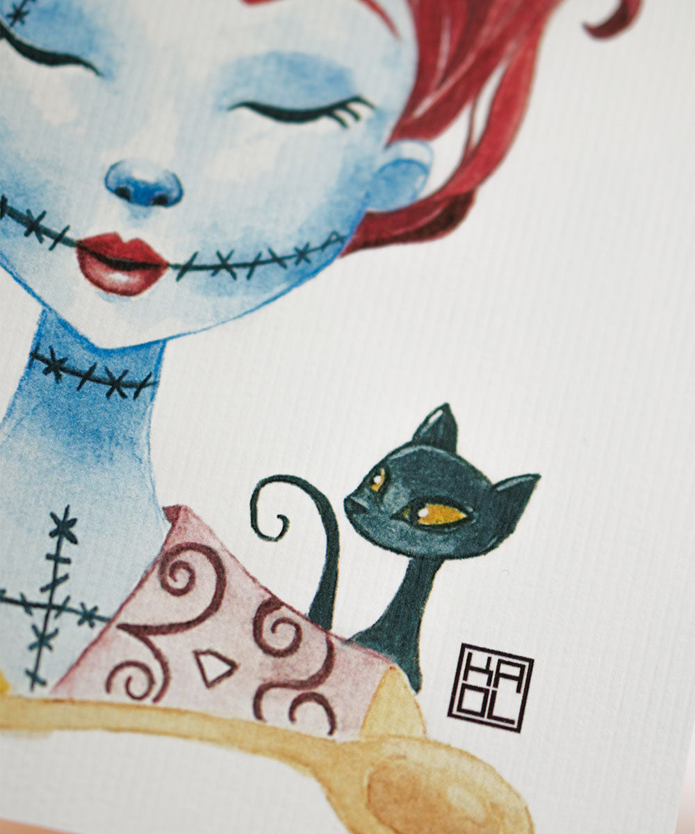 PRINT DE AQUARELA - SALLY