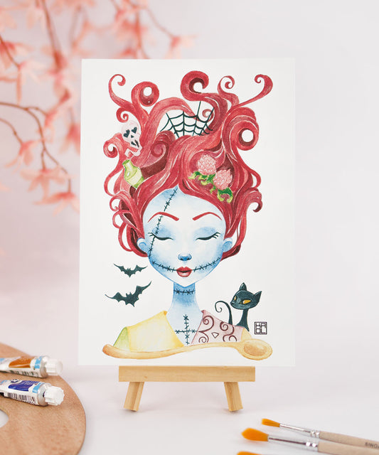 PRINT DE AQUARELA - SALLY