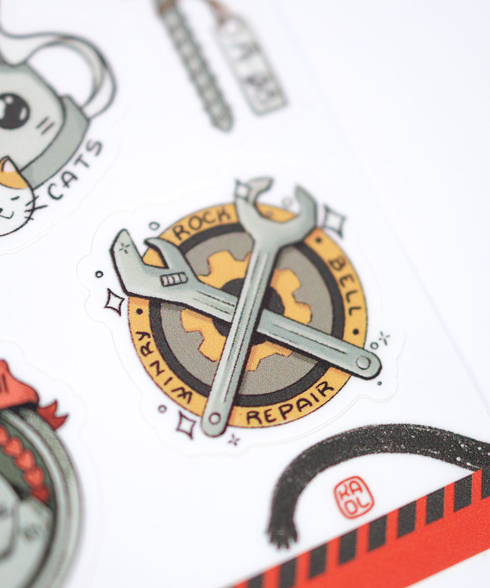 CARTELA DE ADESIVOS - FULLMETAL