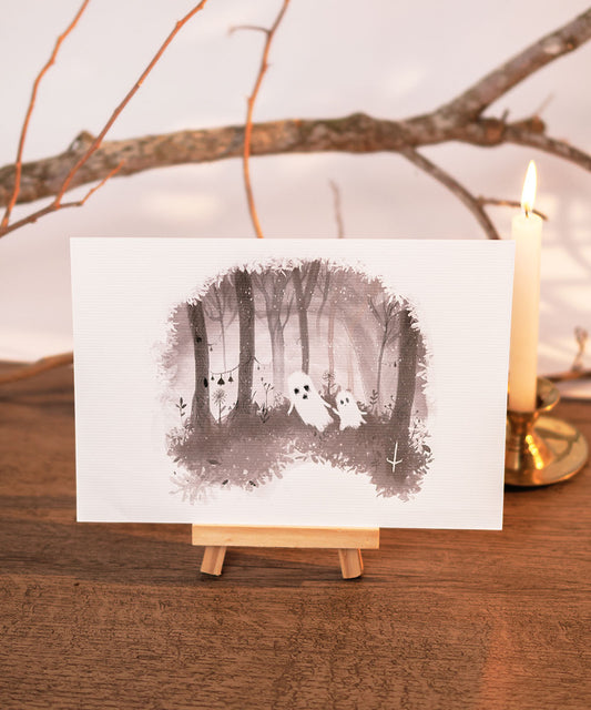 PRINT - BELLS IN AN OLD FOREST