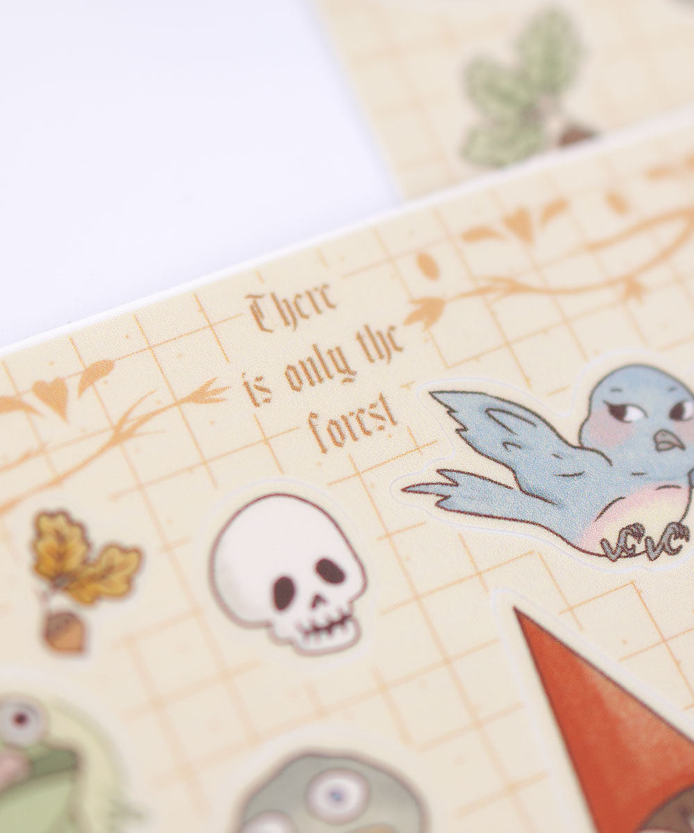 CARTELA DE ADESIVOS - OVER THE GARDEN WALL