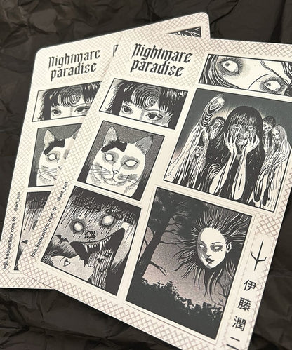 CARTELA DE ADESIVOS - NIGHTMARE PARADISE