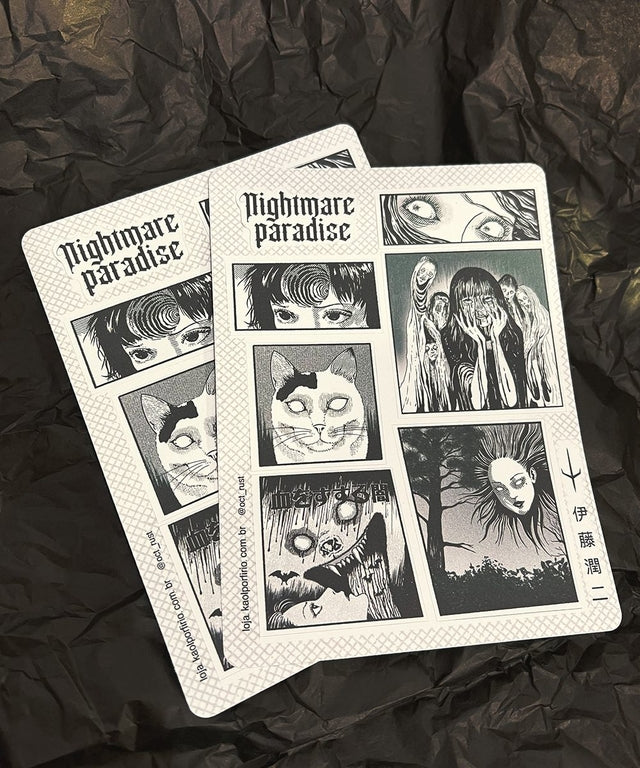 CARTELA DE ADESIVOS - NIGHTMARE PARADISE